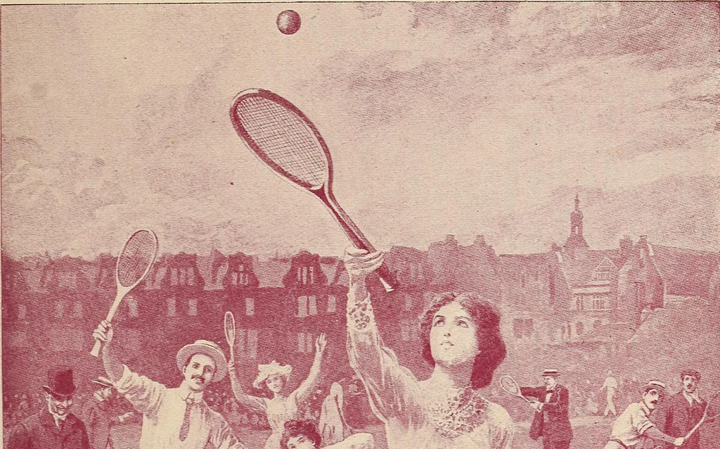 An illustration from Popular pastimes for amusement and instruction : being a standard work on games, plays, magic, and natural phenomena suitable for all occasions : containing parlor games, charming tableaux, tricks of magic, charades and conundrums, curious puzzles, phrenology and mind reading, palmistry or how to read the hand, humorous and pathetic recitations, dialogues, etc., etc. : including the delightful art of entertaining, the whole forming a charming treasury of pastimes for the home, public schools and academies, lodges, social gatherings, Sunday schools, etc., etc., 1901, leaf 46