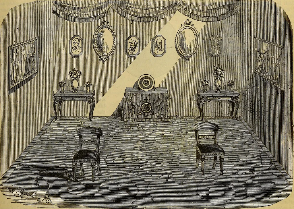 An illustration from The Popular recreator. A key to in-door and out-door amusements .., 1873, leaf 454