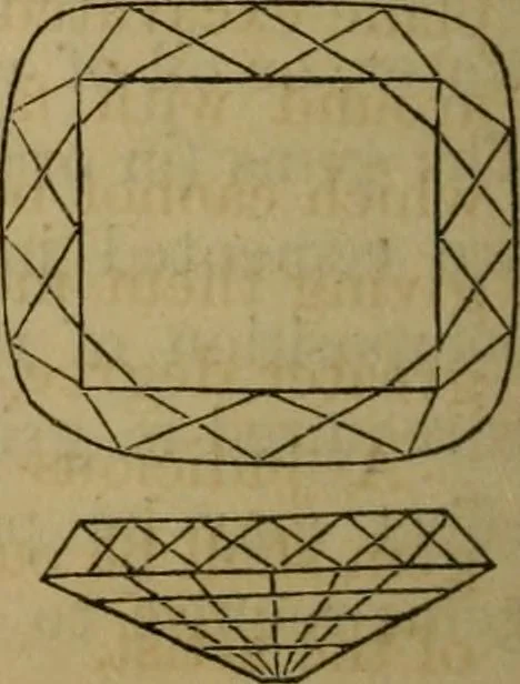 An illustration from A popular treatise on gems, in reference to their scientific value; a guide for the teacher of natural sciences, the jeweller, and amateur: together with a description of the elements of mineralogy, and all ornamental and architectural materials .., 1859, leaf 171