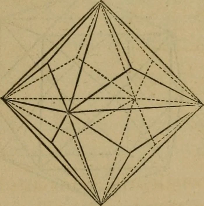 An illustration from A popular treatise on gems, in reference to their scientific value; a guide for the teacher of natural sciences, the jeweller, and amateur: together with a description of the elements of mineralogy, and all ornamental and architectural materials .., 1859, leaf 31
