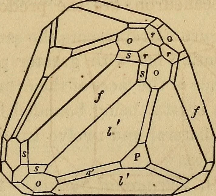 An illustration from A popular treatise on gems, in reference to their scientific value; a guide for the teacher of natural sciences, the jeweller, and amateur: together with a description of the elements of mineralogy, and all ornamental and architectural materials .., 1859, leaf 40