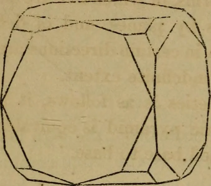 An illustration from A popular treatise on gems, in reference to their scientific value; a guide for the teacher of natural sciences, the jeweller, and amateur: together with a description of the elements of mineralogy, and all ornamental and architectural materials .., 1859, leaf 41