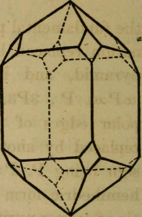 An illustration from A popular treatise on gems, in reference to their scientific value; a guide for the teacher of natural sciences, the jeweller, and amateur: together with a description of the elements of mineralogy, and all ornamental and architectural materials .., 1859, leaf 45