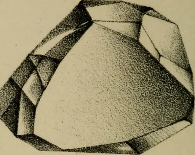 An illustration from A popular treatise on gems, in reference to their scientific value; a guide for the teacher of natural sciences, the jeweller, and amateur: together with a description of the elements of mineralogy, and all ornamental and architectural materials .., 1859, leaf 465