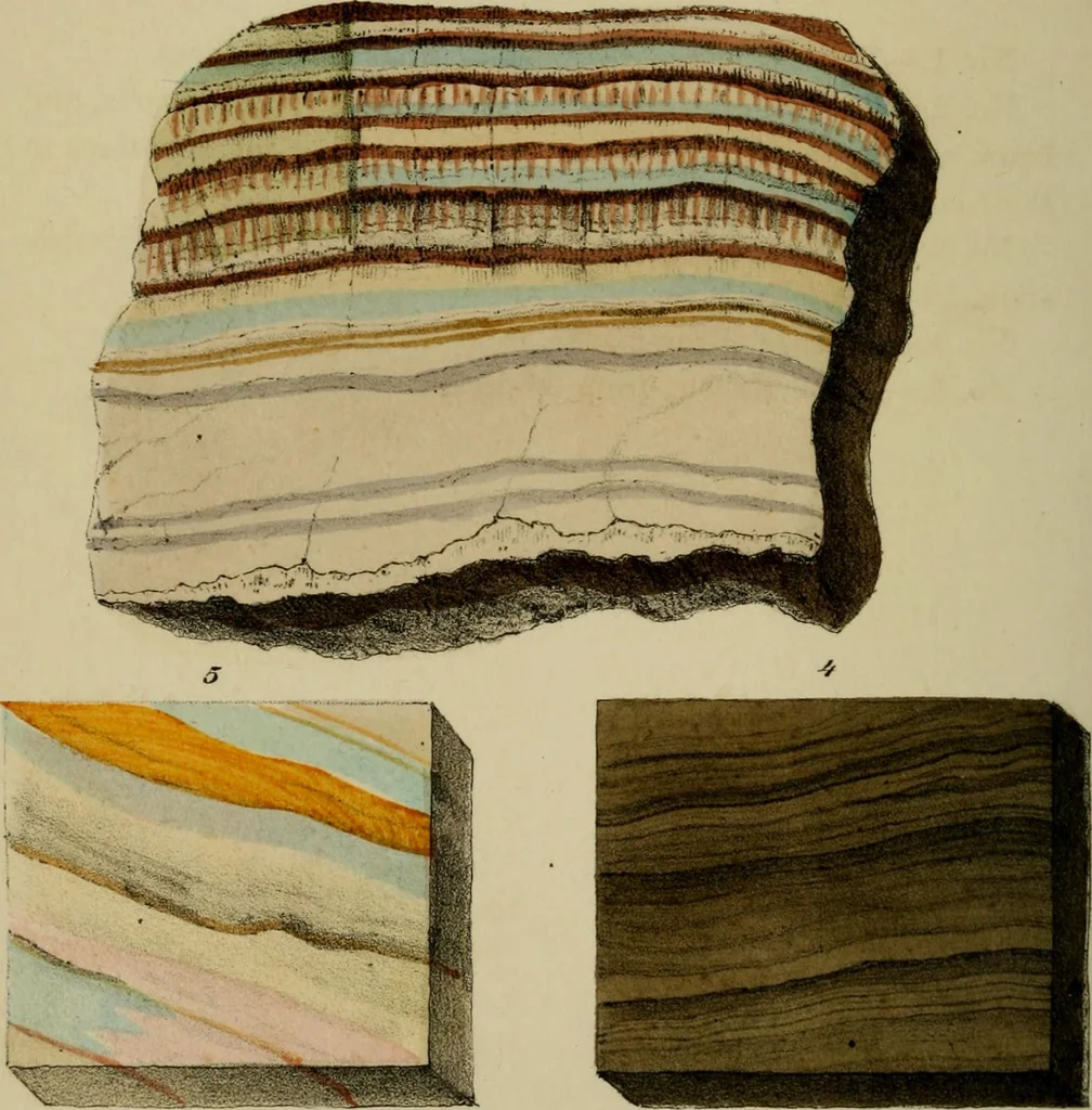 An illustration from A popular treatise on gems, in reference to their scientific value; a guide for the teacher of natural sciences, the jeweller, and amateur: together with a description of the elements of mineralogy, and all ornamental and architectural materials .., 1859, leaf 483