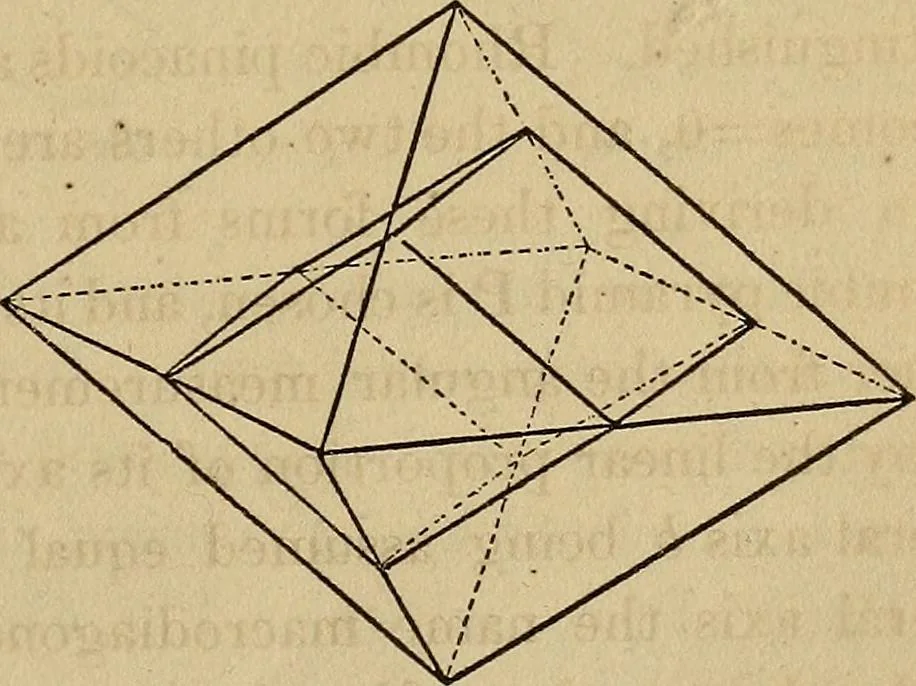 An illustration from A popular treatise on gems, in reference to their scientific value; a guide for the teacher of natural sciences, the jeweller, and amateur: together with a description of the elements of mineralogy, and all ornamental and architectural materials .., 1859, leaf 54