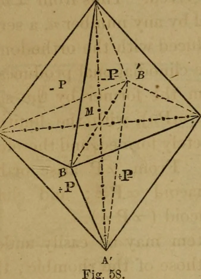 An illustration from A popular treatise on gems, in reference to their scientific value; a guide for the teacher of natural sciences, the jeweller, and amateur: together with a description of the elements of mineralogy, and all ornamental and architectural materials .., 1859, leaf 57