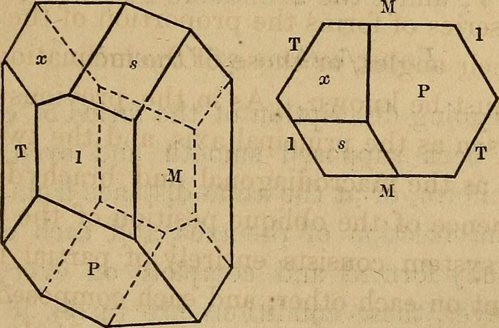 An illustration from A popular treatise on gems, in reference to their scientific value; a guide for the teacher of natural sciences, the jeweller, and amateur: together with a description of the elements of mineralogy, and all ornamental and architectural materials .., 1859, leaf 60