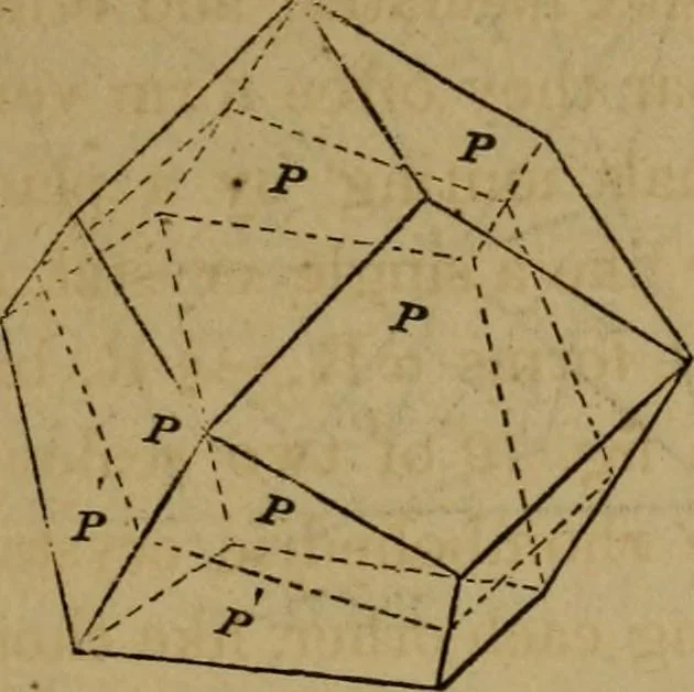 An illustration from A popular treatise on gems, in reference to their scientific value; a guide for the teacher of natural sciences, the jeweller, and amateur: together with a description of the elements of mineralogy, and all ornamental and architectural materials .., 1859, leaf 71