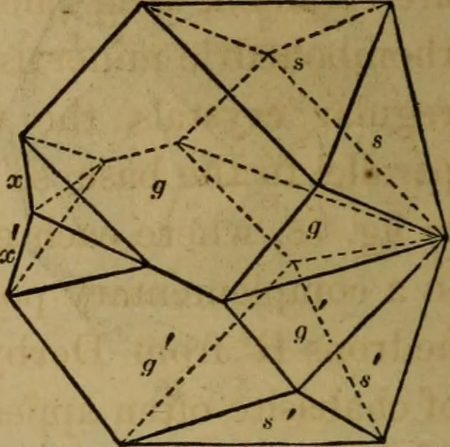 An illustration from A popular treatise on gems, in reference to their scientific value; a guide for the teacher of natural sciences, the jeweller, and amateur: together with a description of the elements of mineralogy, and all ornamental and architectural materials .., 1859, leaf 71