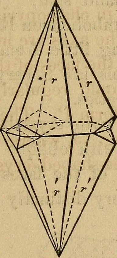 An illustration from A popular treatise on gems, in reference to their scientific value; a guide for the teacher of natural sciences, the jeweller, and amateur: together with a description of the elements of mineralogy, and all ornamental and architectural materials .., 1859, leaf 72