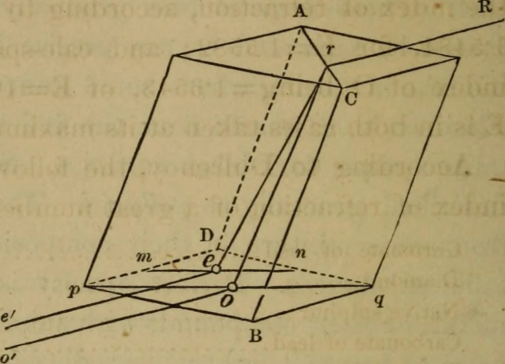 An illustration from A popular treatise on gems, in reference to their scientific value; a guide for the teacher of natural sciences, the jeweller, and amateur: together with a description of the elements of mineralogy, and all ornamental and architectural materials .., 1859, leaf 93