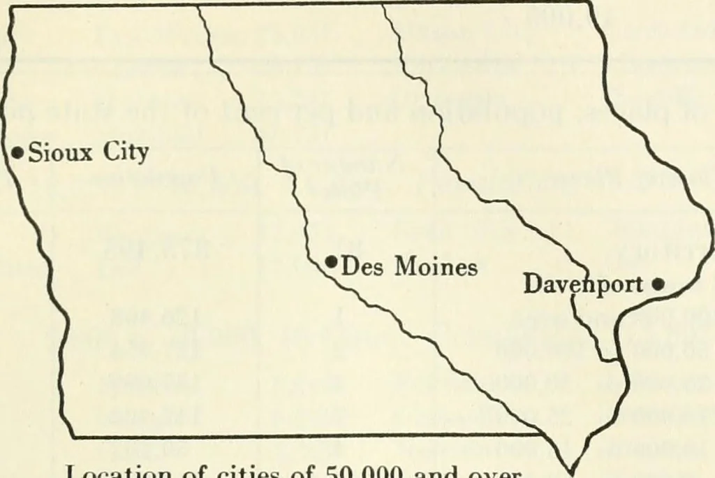 An illustration from Population and its distribution, 1921, leaf 102