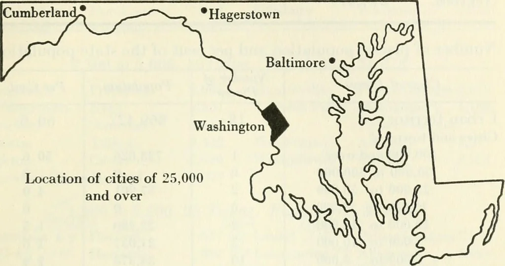 An illustration from Population and its distribution, 1921, leaf 132