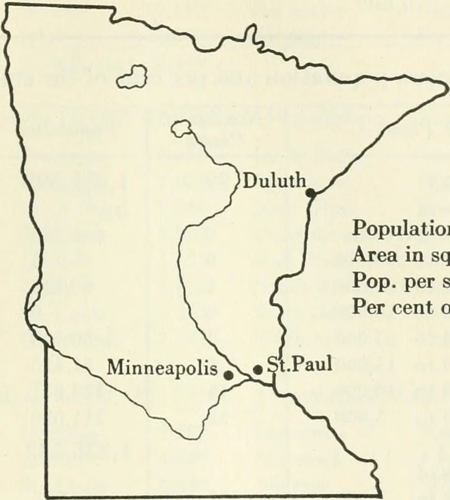 An illustration from Population and its distribution, 1921, leaf 150