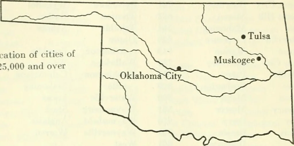 An illustration from Population and its distribution, 1921, leaf 223