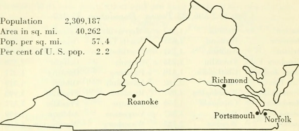 An illustration from Population and its distribution, 1921, leaf 277