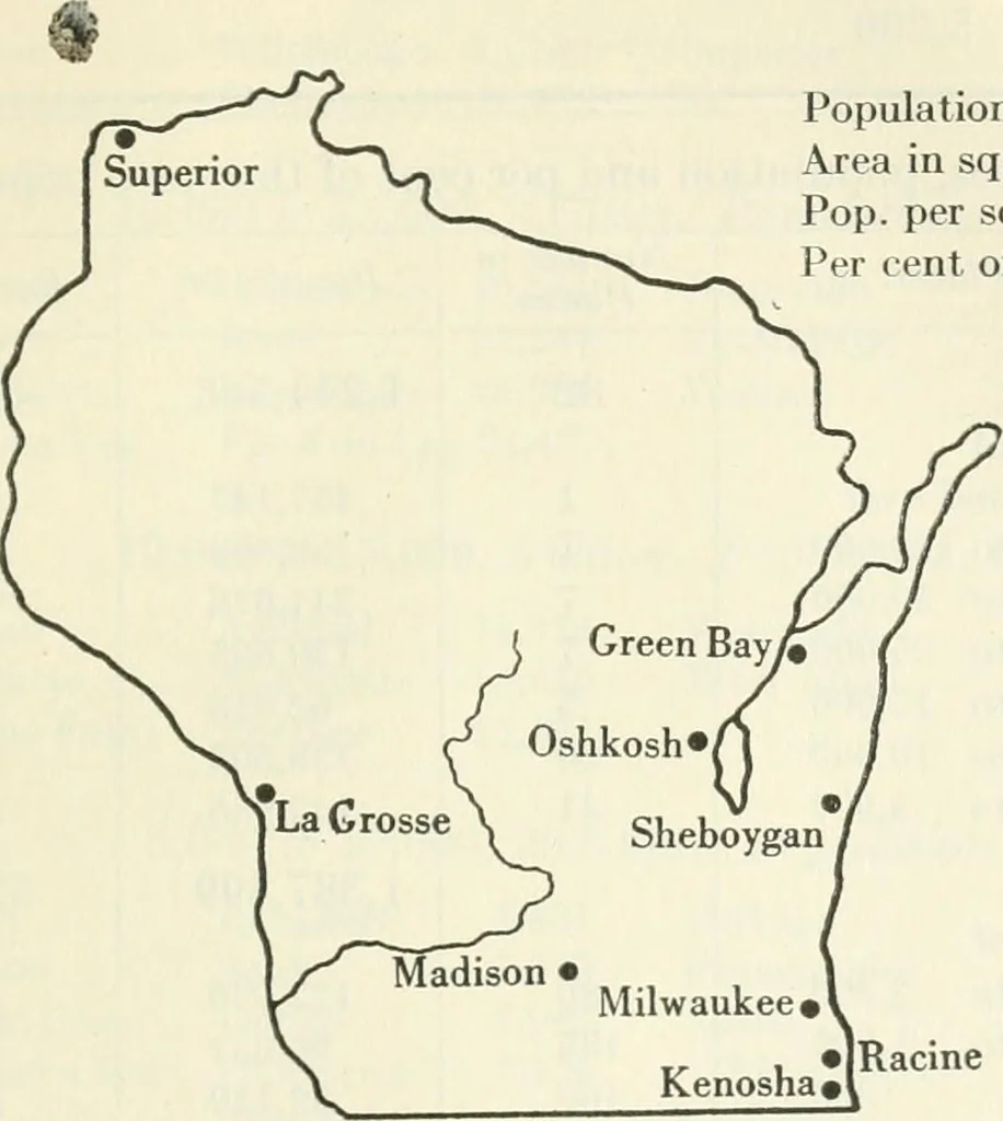 An illustration from Population and its distribution, 1921, leaf 290