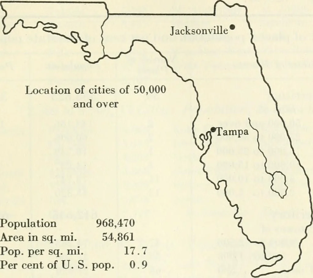 An illustration from Population and its distribution, 1921, leaf 70
