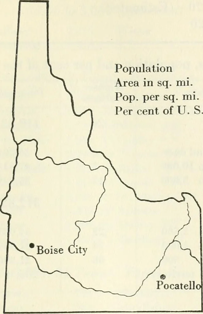 An illustration from Population and its distribution, 1921, leaf 80