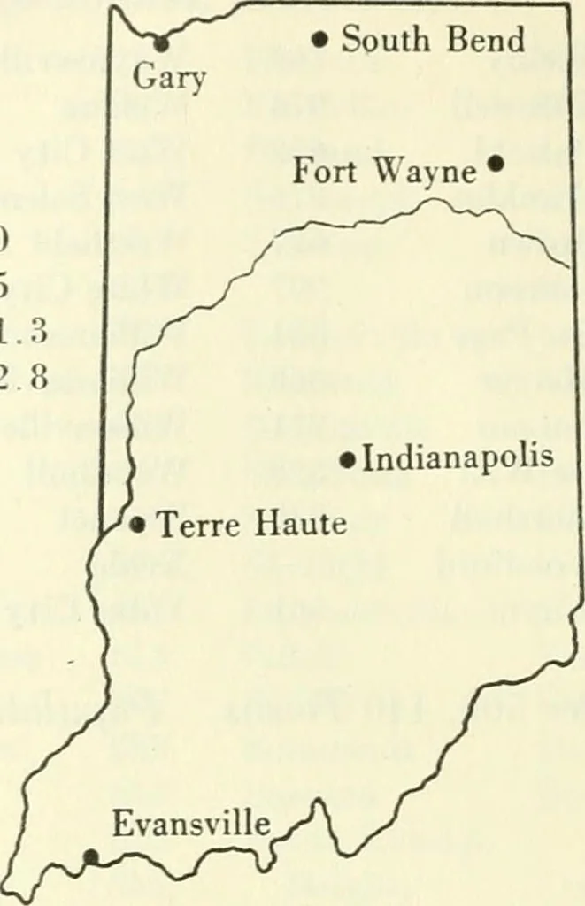 An illustration from Population and its distribution, 1921, leaf 95