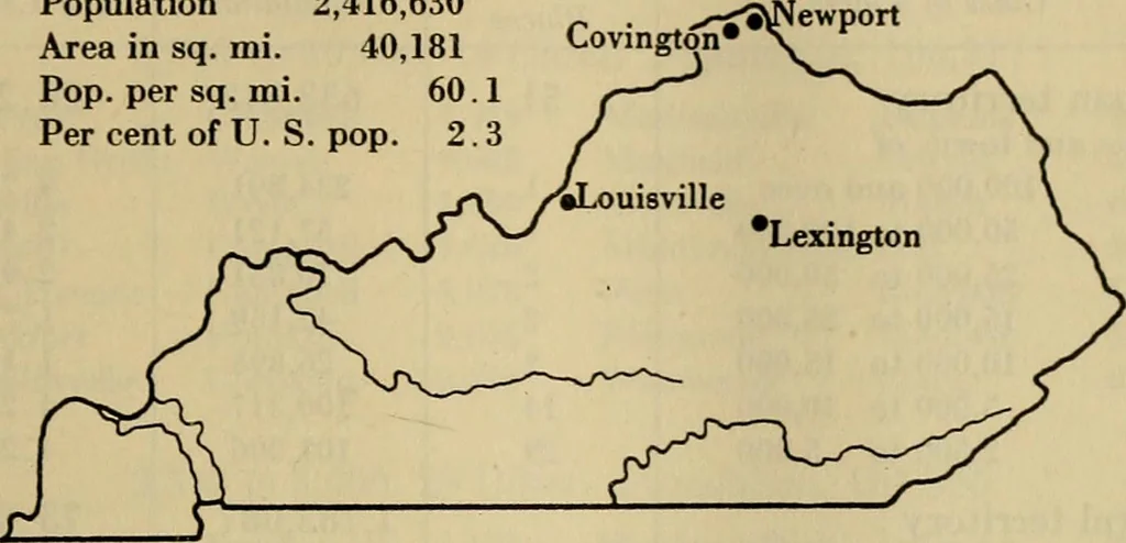 An illustration from Population and its distribution, comp. from the figures of 1920 United States census, including distribution of retail and wholesale dealers, 1921, leaf 118