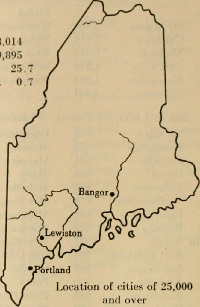 An illustration from Population and its distribution, comp. from the figures of 1920 United States census, including distribution of retail and wholesale dealers, 1921, leaf 127