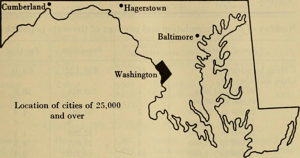 An illustration from Population and its distribution, comp. from the figures of 1920 United States census, including distribution of retail and wholesale dealers, 1921, leaf 134