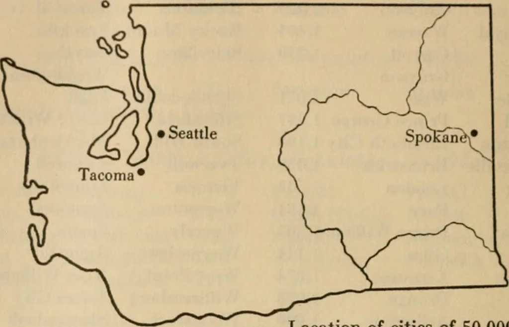 An illustration from Population and its distribution, comp. from the figures of 1920 United States census, including distribution of retail and wholesale dealers, 1921, leaf 283