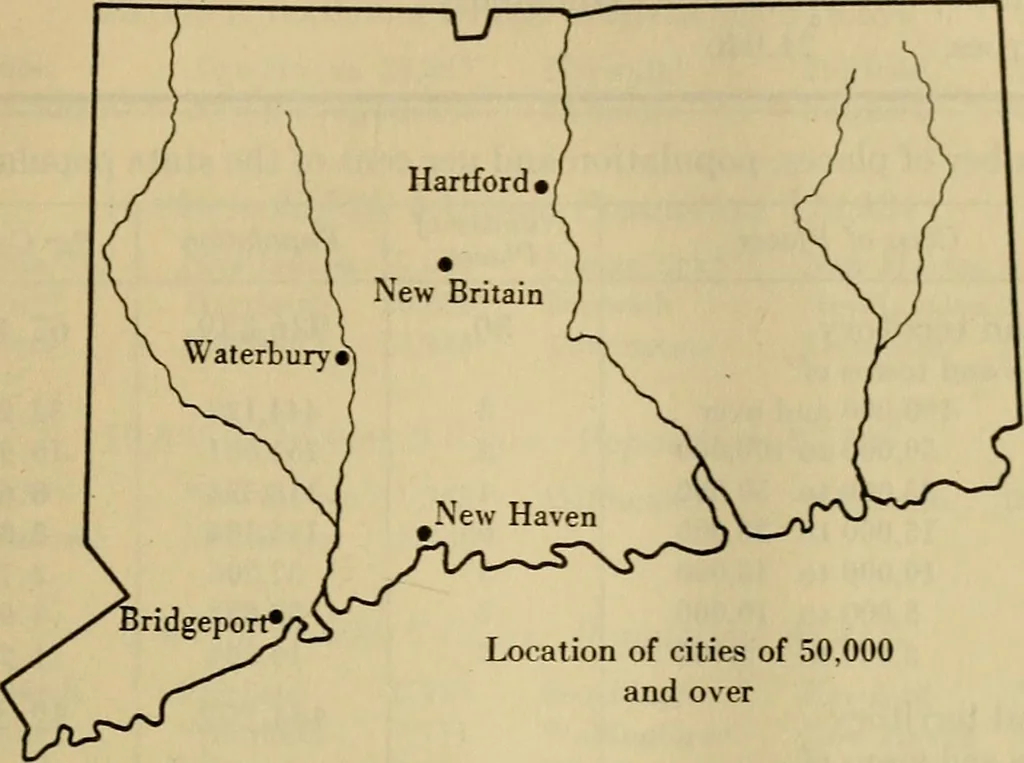 An illustration from Population and its distribution, comp. from the figures of 1920 United States census, including distribution of retail and wholesale dealers, 1921, leaf 62