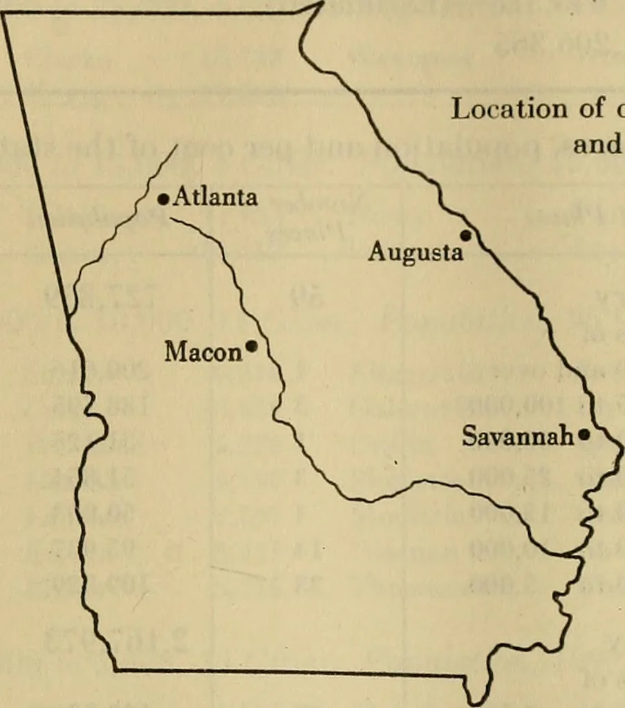An illustration from Population and its distribution, comp. from the figures of 1920 United States census, including distribution of retail and wholesale dealers, 1921, leaf 76