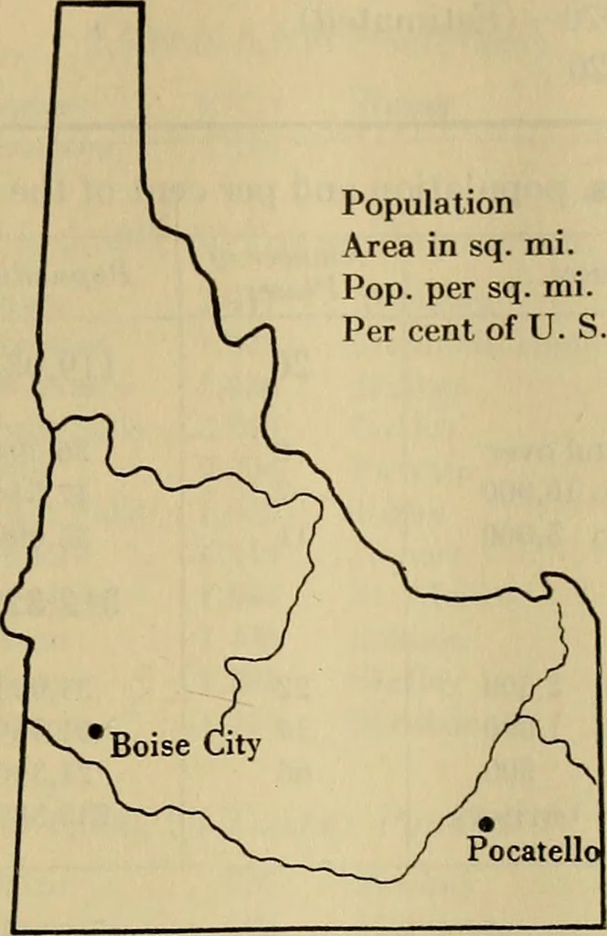 An illustration from Population and its distribution, comp. from the figures of 1920 United States census, including distribution of retail and wholesale dealers, 1921, leaf 82