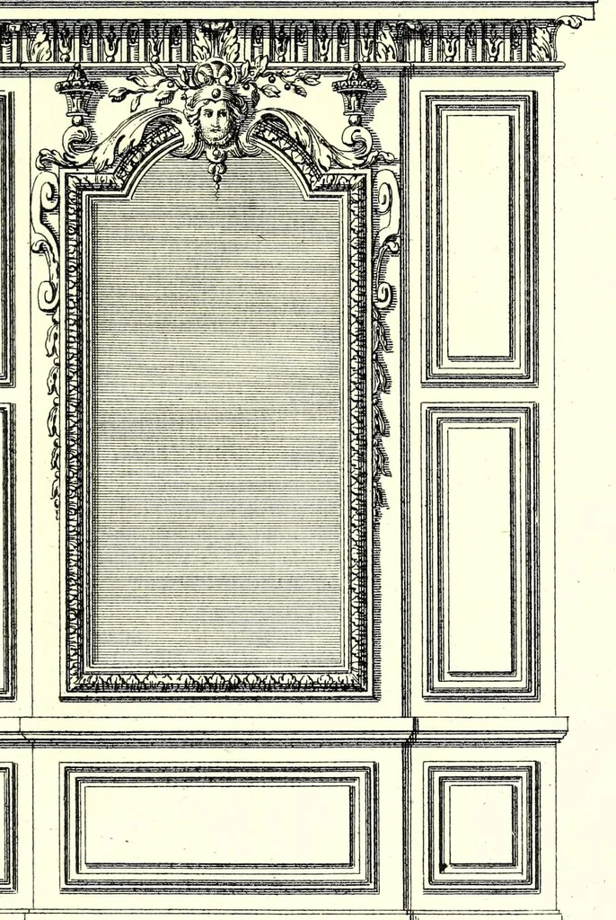 An illustration from Portes à placard et lambris, leaf 13