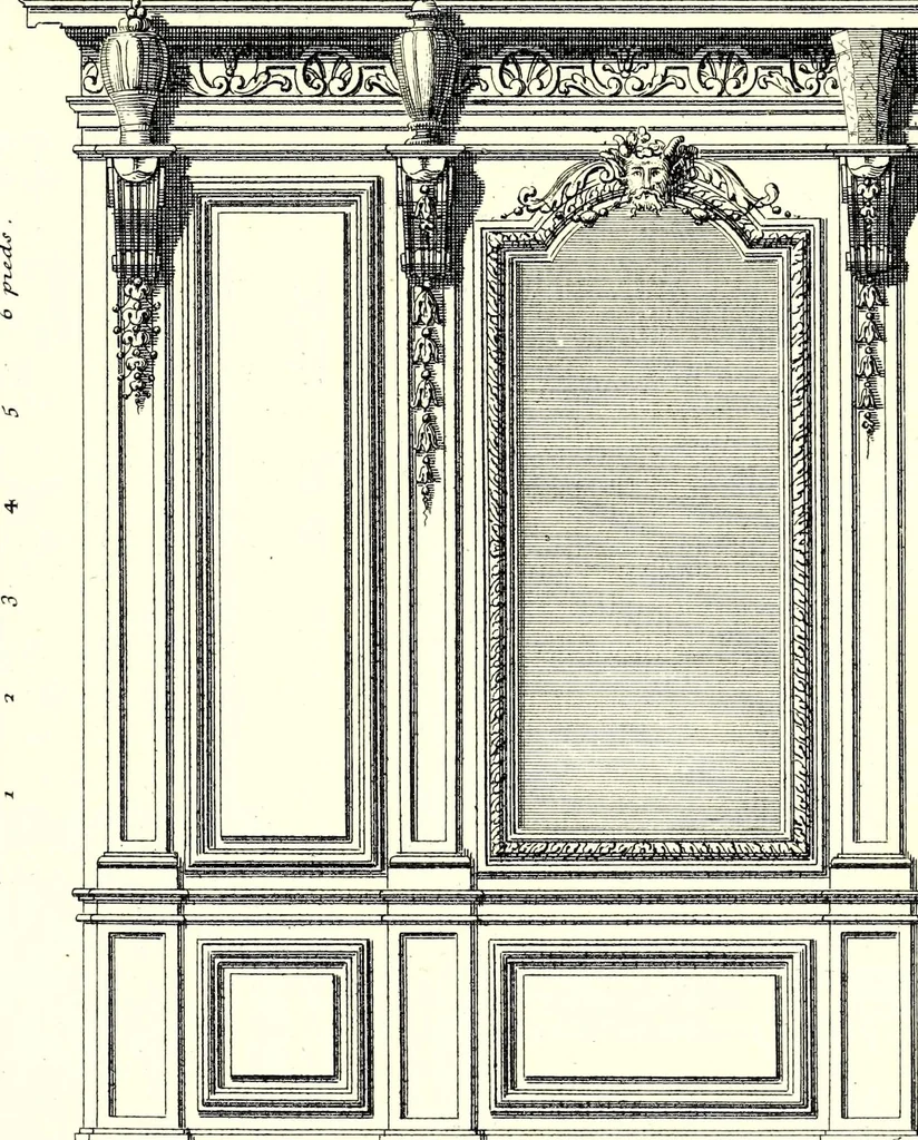 An illustration from Portes à placard et lambris, leaf 13