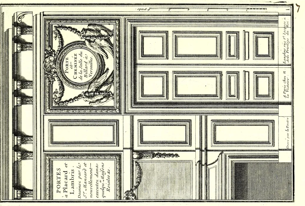An illustration from Portes à placard et lambris, leaf 17