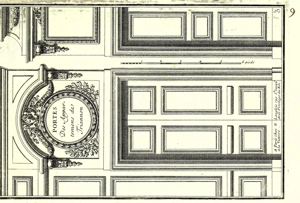 An illustration from Portes à placard et lambris, leaf 21