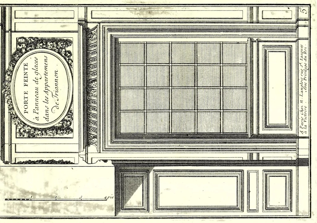 An illustration from Portes à placard et lambris, leaf 23