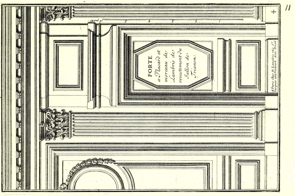 An illustration from Portes à placard et lambris, leaf 25