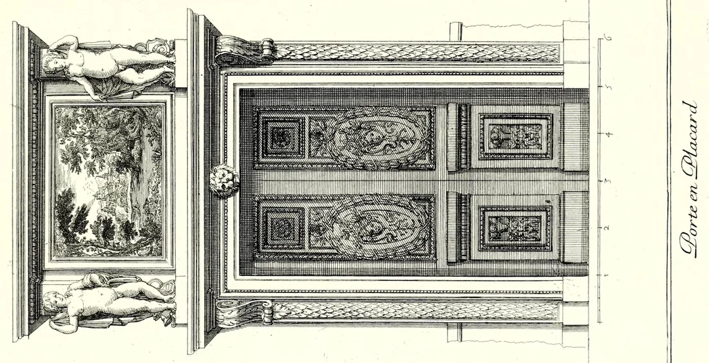 An illustration from Portes à placard et lambris, leaf 31