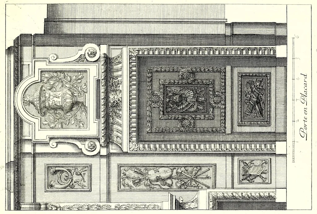 An illustration from Portes à placard et lambris, leaf 33
