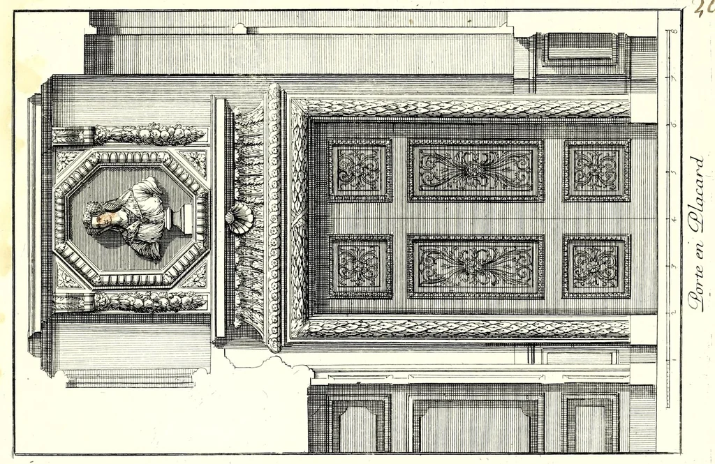 An illustration from Portes à placard et lambris, leaf 43