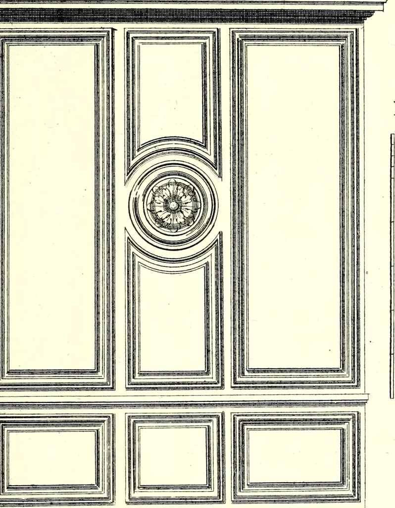 An illustration from Portes à placard et lambris, leaf 7