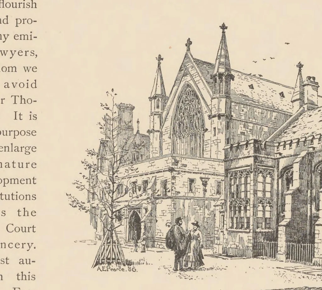 An illustration from The portfolio : an artistic periodical, 1870, leaf 303