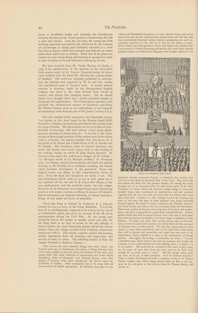 An illustration from The portfolio : an artistic periodical, 1870, leaf 70