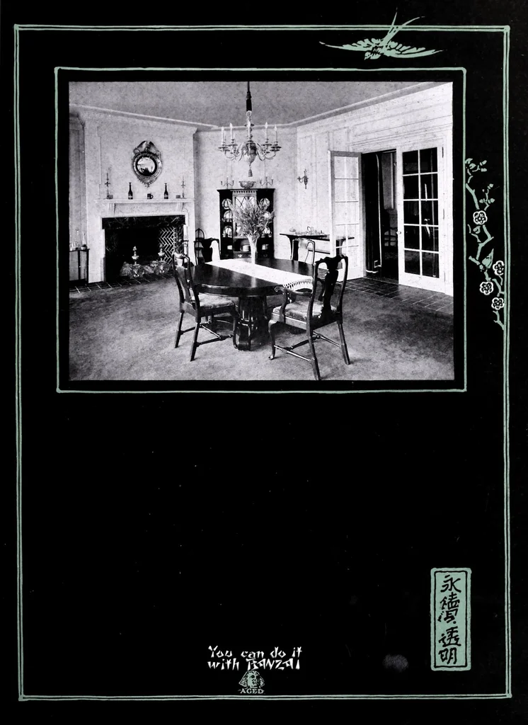 An illustration from Portfolio of white enamel interiors., 1910, leaf 13