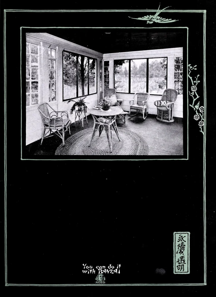An illustration from Portfolio of white enamel interiors., 1910, leaf 23
