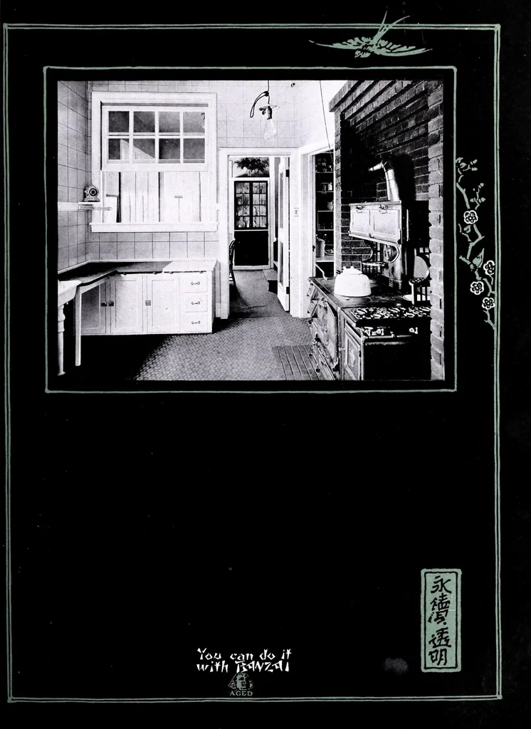 An illustration from Portfolio of white enamel interiors., 1910, leaf 27