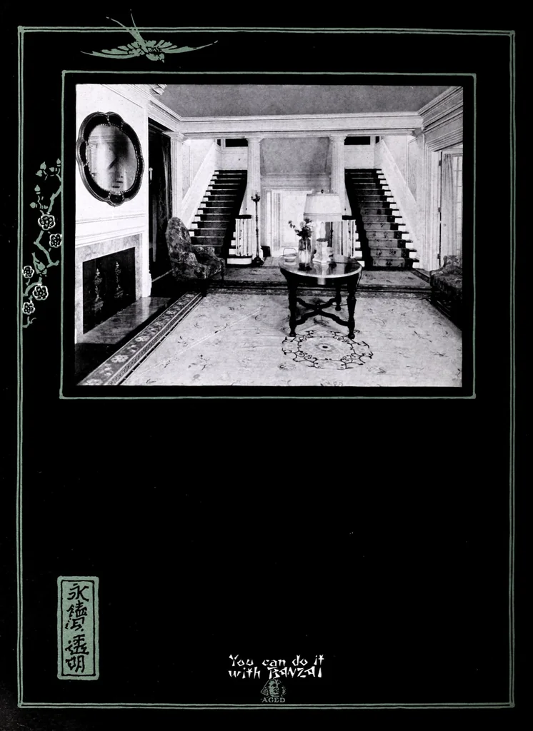 An illustration from Portfolio of white enamel interiors., 1910, leaf 8