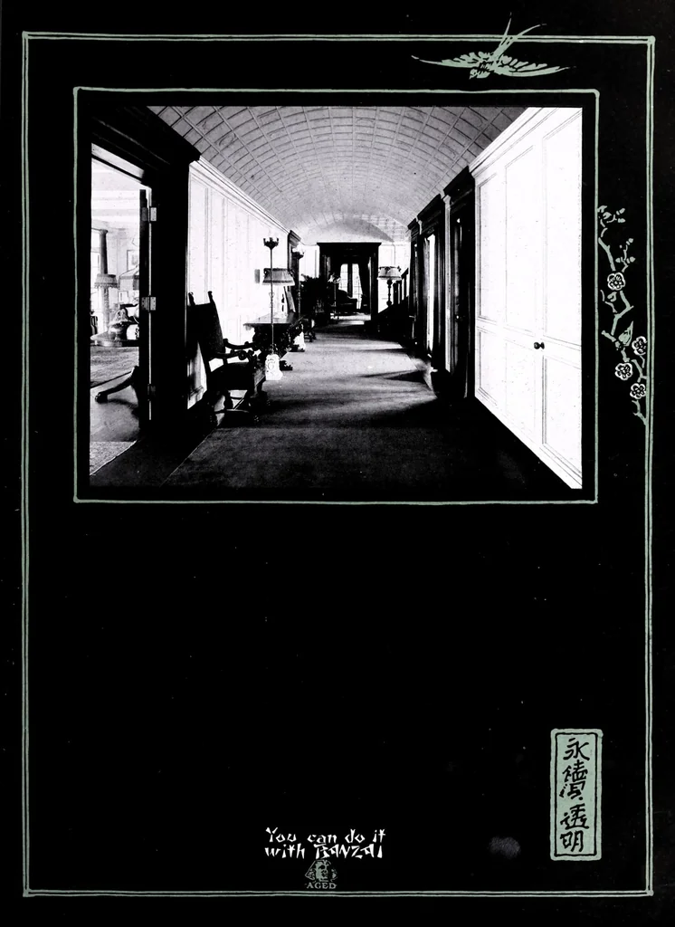An illustration from Portfolio of white enamel interiors., 1910, leaf 9