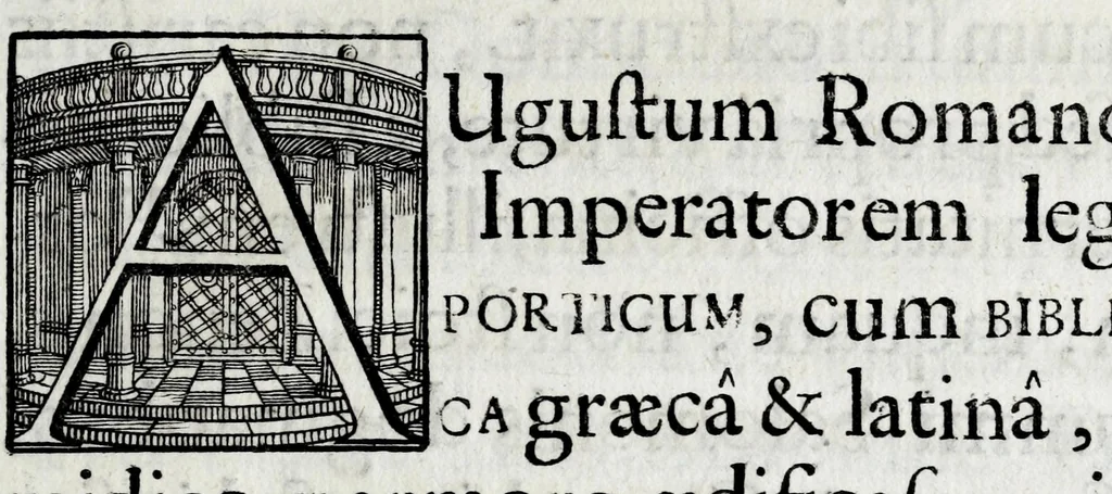 An illustration from Porticus Serenissimo atque Celsissimo Principi, ac Domino, Domino Augusto, Brunsvvicensium atque Luneburgensium Duci potentissimo, Principum eruditissimo, Domino Clementissimo &c. sacra, 1646, leaf 13